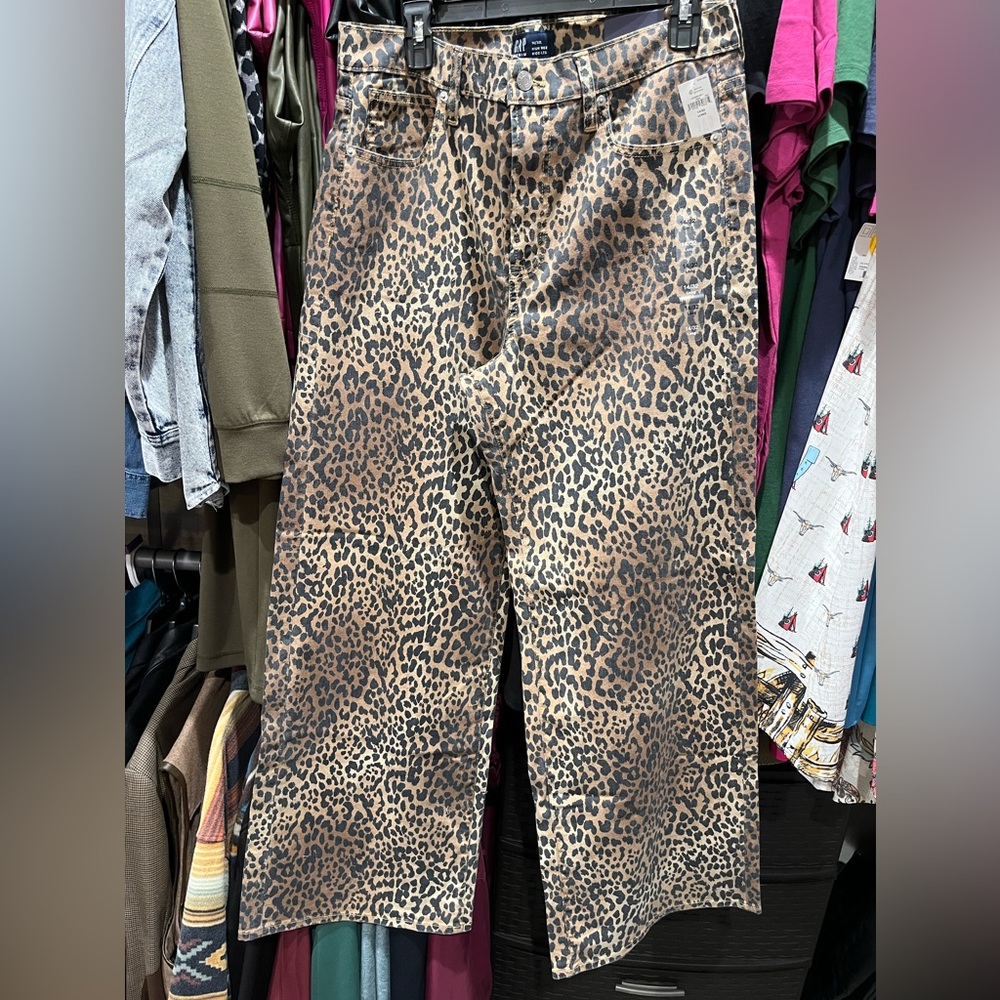Gap Leopard Print Pants